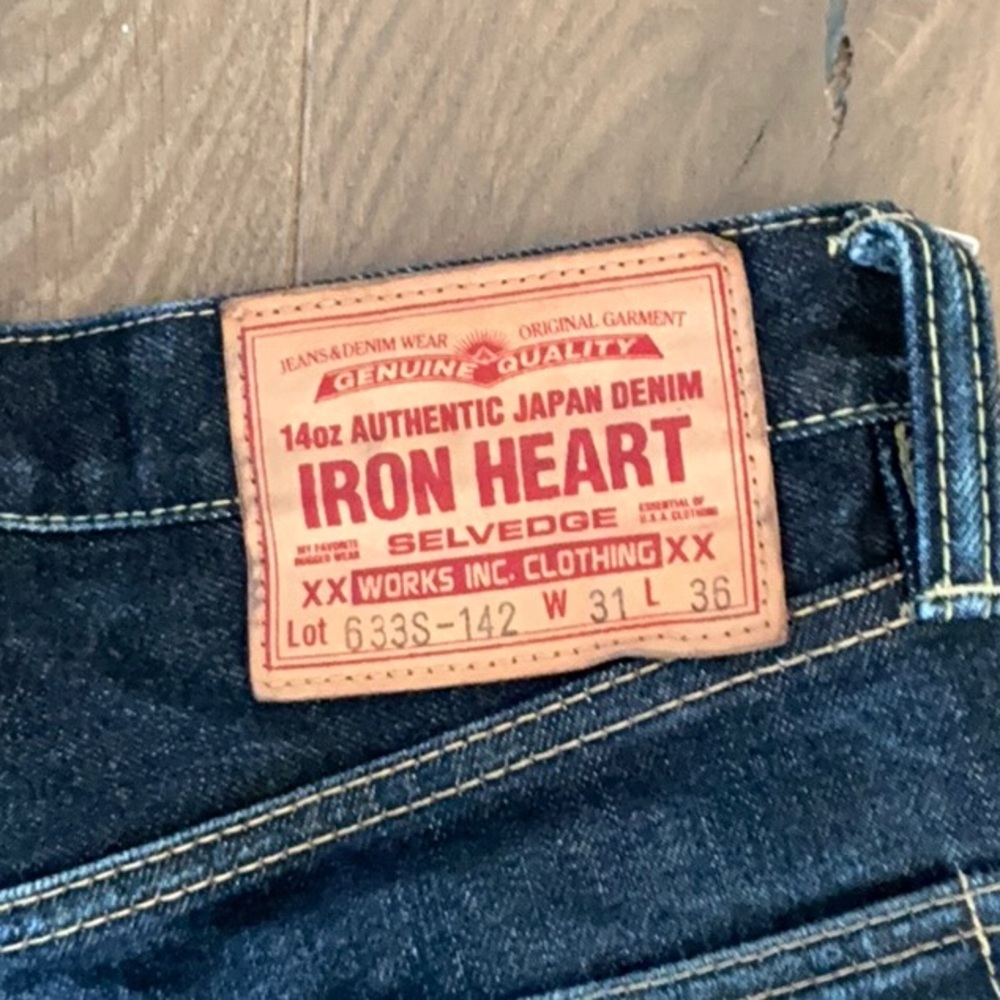 Iron heart 633 14oz jeans - Picture 4 of 6